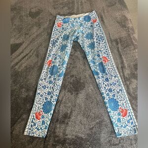 Red Tiger Lotus Leggings